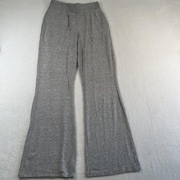 Open Edit Pants - Open Edit Pants Womens Small Gray Knit Wide Leg Lounge Sweatpants Elastic Waist